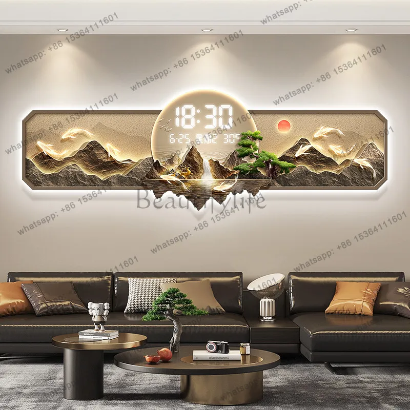 Best Sellers Luxury Aesthetic Wall Clocks Creative Minimalist Digital Living Room Clock Wall Art Mural Fashion Horloge Murale Ho