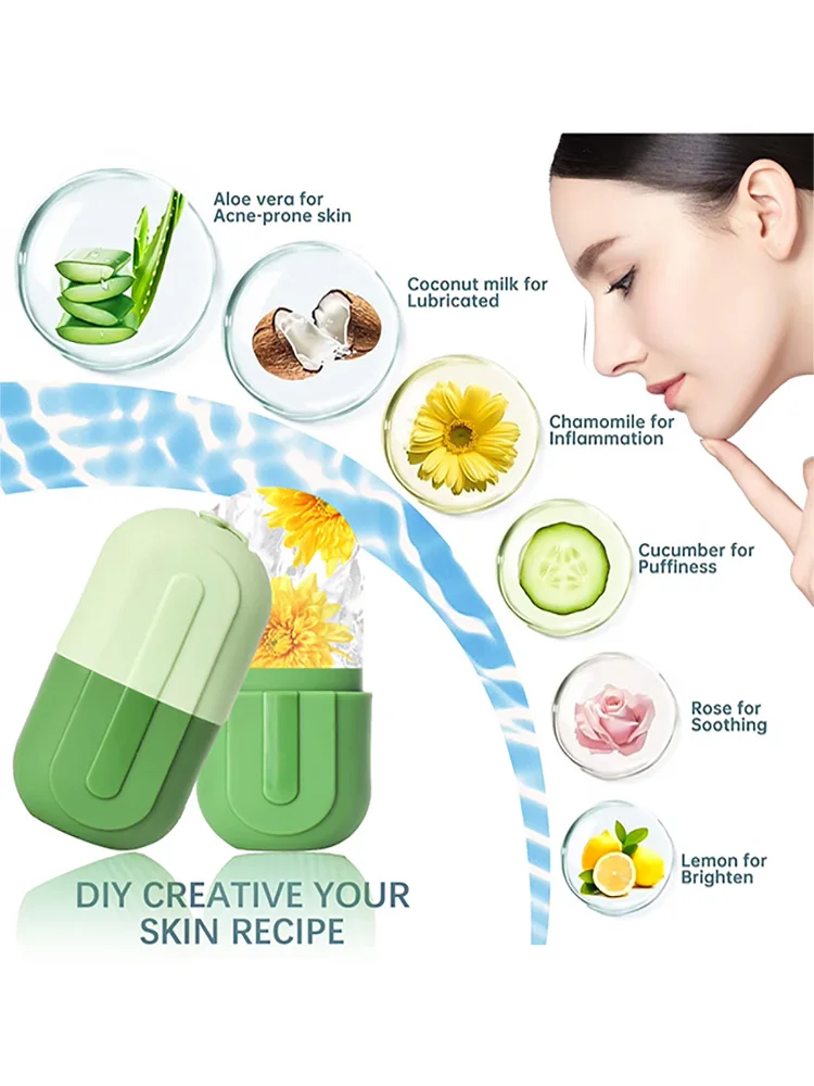 Ensemble de beauté pour soins du visage, rouleau à glace pour les yeux, clip cellulaire, pelle à points noirs, ensemble combiné, nettoyage du visage, outils de soins de la peau