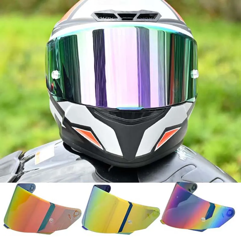 KYT TT COURSE Motorcycle Helmet Visor Lens Full Face Helmet Casco Moto Accessories Windshield Anti-UV KYT Capacete TTC VESC-8