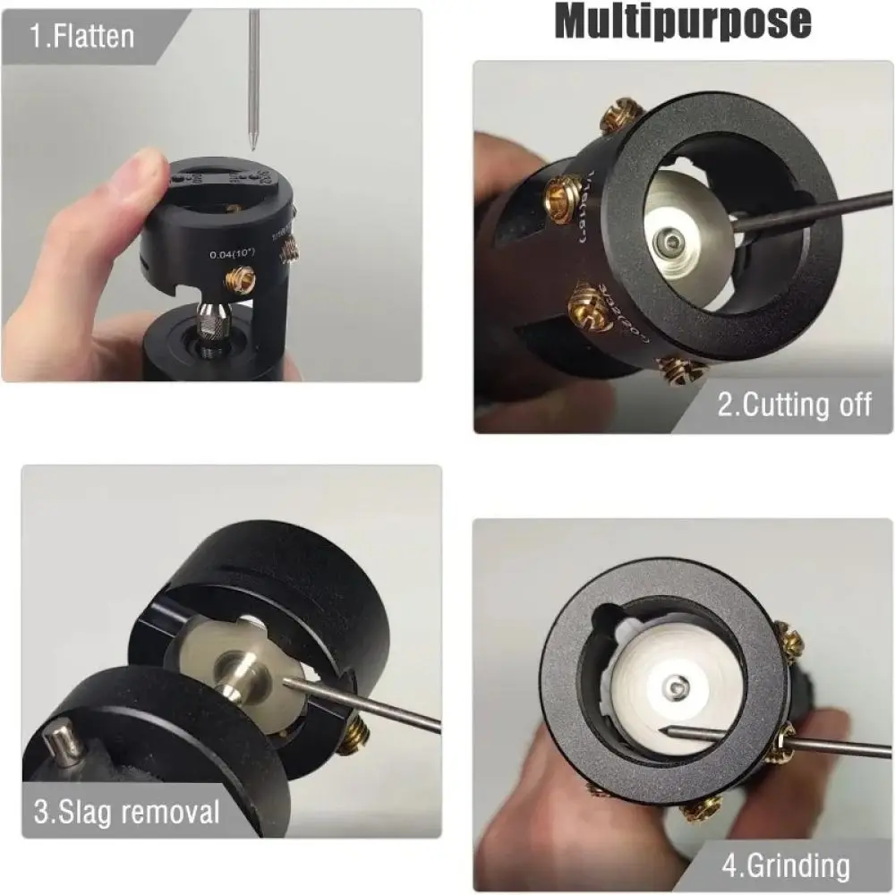 Tig Welding Electrode Sharpener Grinding Head Tool Metal Tungsten Rod Pointing Device Professional Welding Spare Parts