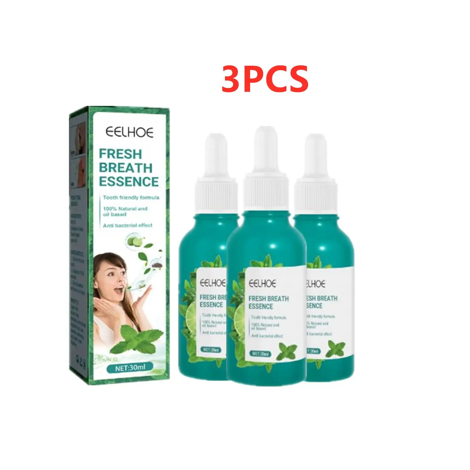 3PCS 30ml Spray do ust Odświeżacz oddechu Zły zapach z ust Usuwanie nieprzyjemnego zapachu Mięta chłodna kropla Mięta oddechowa do jamy ustnej Pozostałości z złe Get Drop