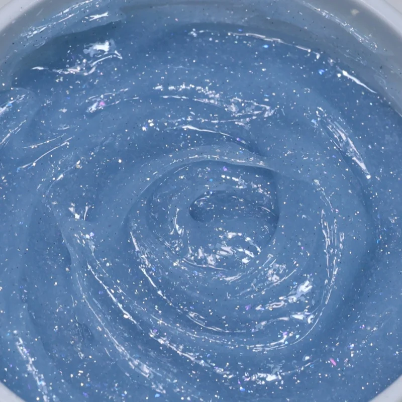 MSHARE 150ml Lodowy Błękit Żelowy Budujący do Paznokci Żel do Przedłużania Paznokci Tpo Hema Free Żelowy Krem Budujący do Paznokci Średni Połysk Żel UV Led