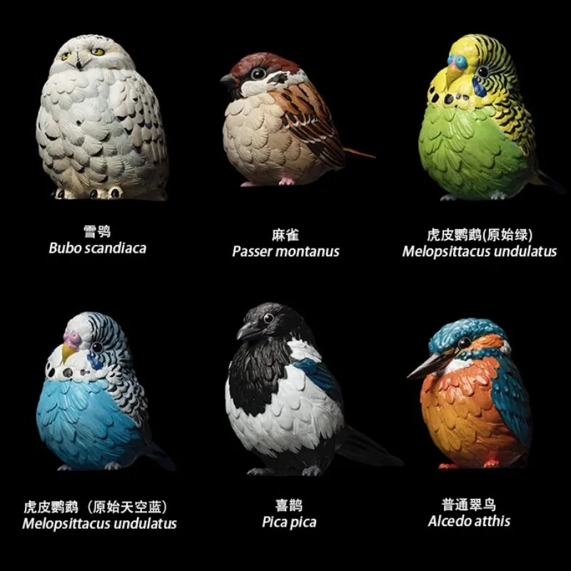 Original Animal Planet Laugh and Grow Fat Parrot Magpie Bird Simulation Animal Action Figure Model Toys Gifts Collection Art Toy