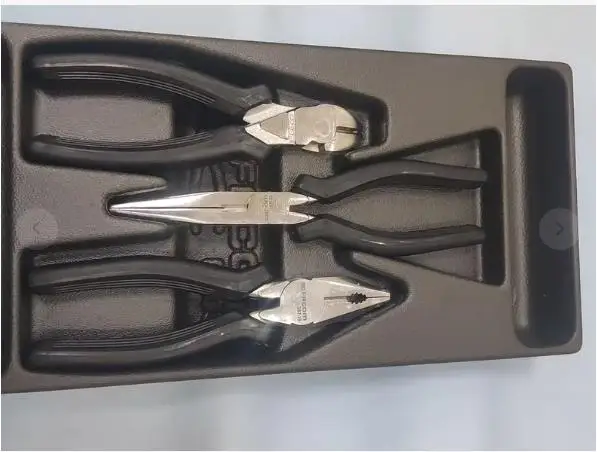 Imported from France, second-hand, vice, oblique pliers, pointed nose pliers, set out of print, made and perfectly preserved