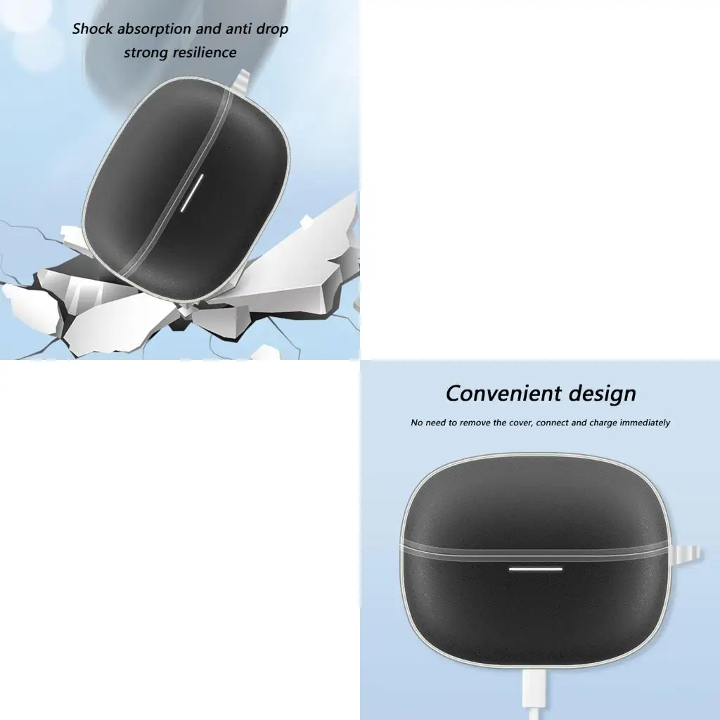 Scratchproof Case Shockproof Skin Wrap for Headphone Dustproof Enclosure Housing Washable Soft TPU Sleeve Enhances Grip