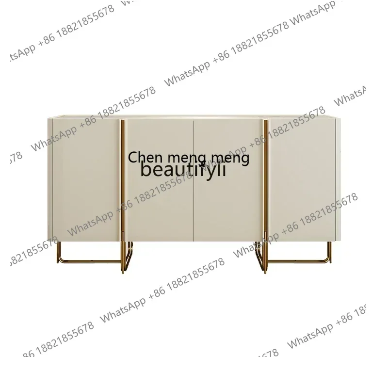 

32Light luxury entrance cabinet door storage cabinet storage modern household large-capacity side cabinet