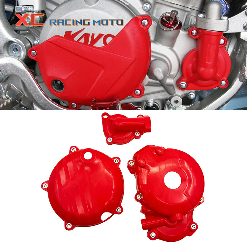 

Motorcycle Magneto Engine Clutch Water Pump Protective Cover For ZONGSHEN NC450 NC 450CC Universal Motocross Dirt Pit Bike