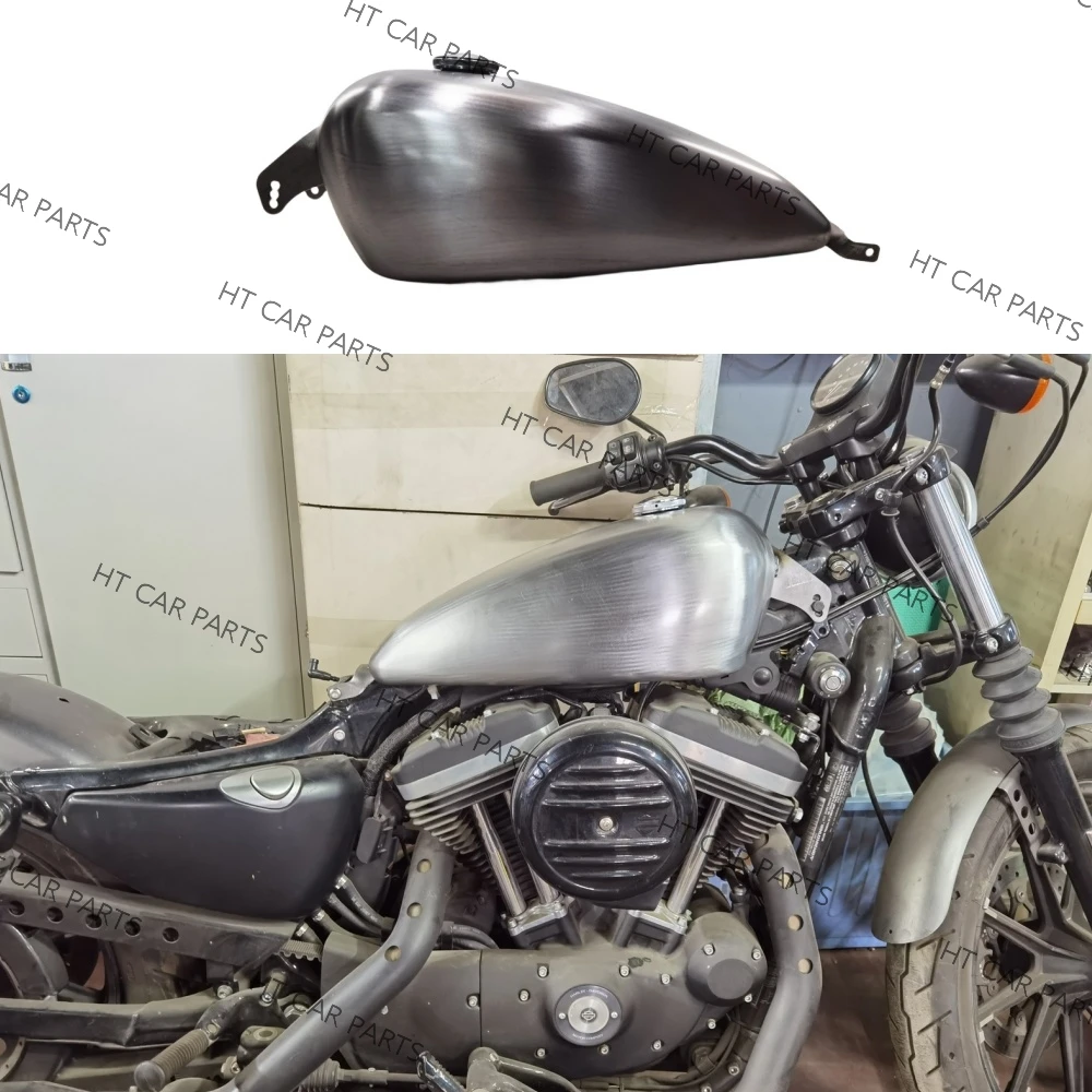 Motorcycle Vintage Fuel Tank Gas Retro Petrol Tank For Harley Sportster 2006-2022 EFI XL1200 Handmade Motorcycle Gas Fuel Tank