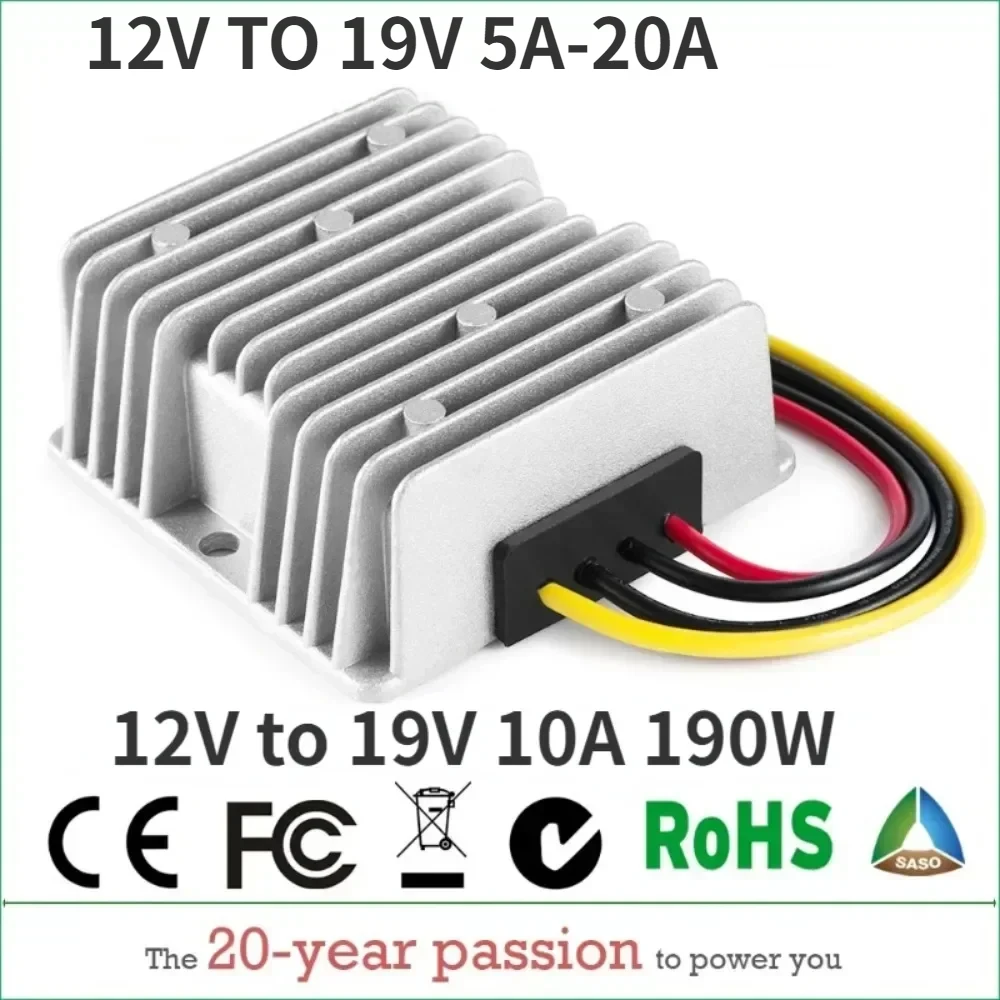 

12V to 19V 5A 10A 20A boost module DC/DC power converter regulator suitable CE RoHS certification for automotive