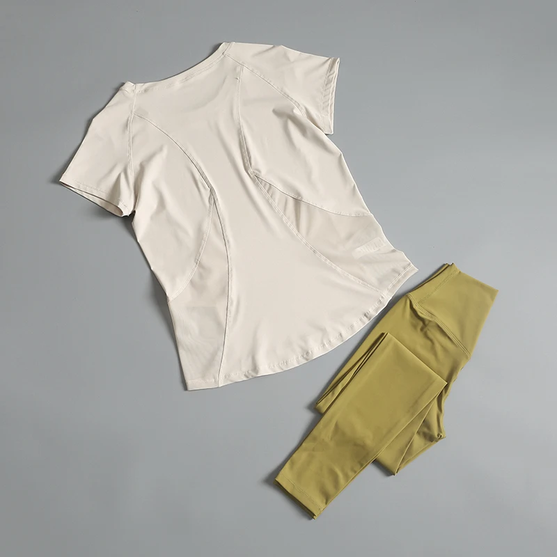 

Yoga suit women 2025 new summer internet celebrity tight professional high-end fitness suit morning jogging sportswear