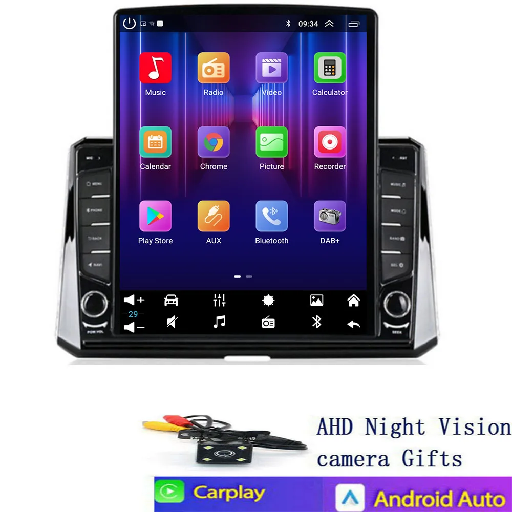 أندرويد 14 لتويوتا كورولا 2018 2019 2020 2021- 2030 راديو السيارة الوسائط المتعددة مشغل فيديو نافي نظام تحديد المواقع FM BT Carplay السيارات ستيريو DVD #4