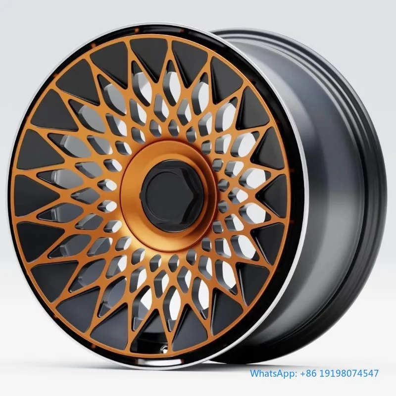 

6061-T6 Alloy Racing Car Wheels Multi PCD 2-piece Forged Alloy Wheels 19 20 21 22 24 Inch Custom Car Wheel Rims
