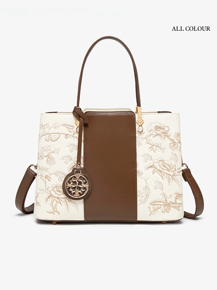 

UR Luxury Large Capaci Women's Handbag 2025 New Sle Birthday Gift for Mom Middle-Aged Ladies Faionable Leather Bag