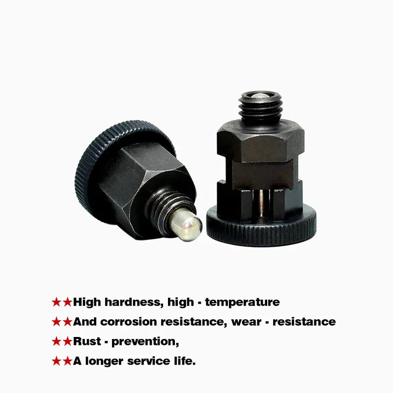 

Carbon Steel Self Locking Positioning Spring Pin Stainless Steel Knob Plunger Indexing Pin