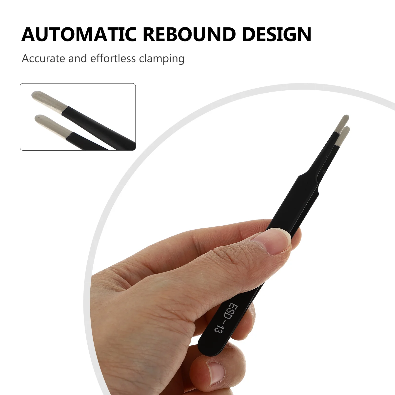 

Reptile Feeding Tweezers Stainless Steel Rounded Head Smooth Surface Anti-Rust Lizard Snake Scorpion Feeding Tool Pet Food Clip