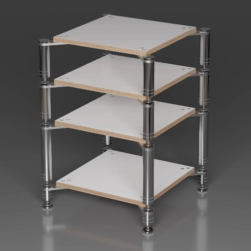HIFI Audio Isolation Stand, Single Layer Shock Absorbing Rack for Amplifier Audio Equipment