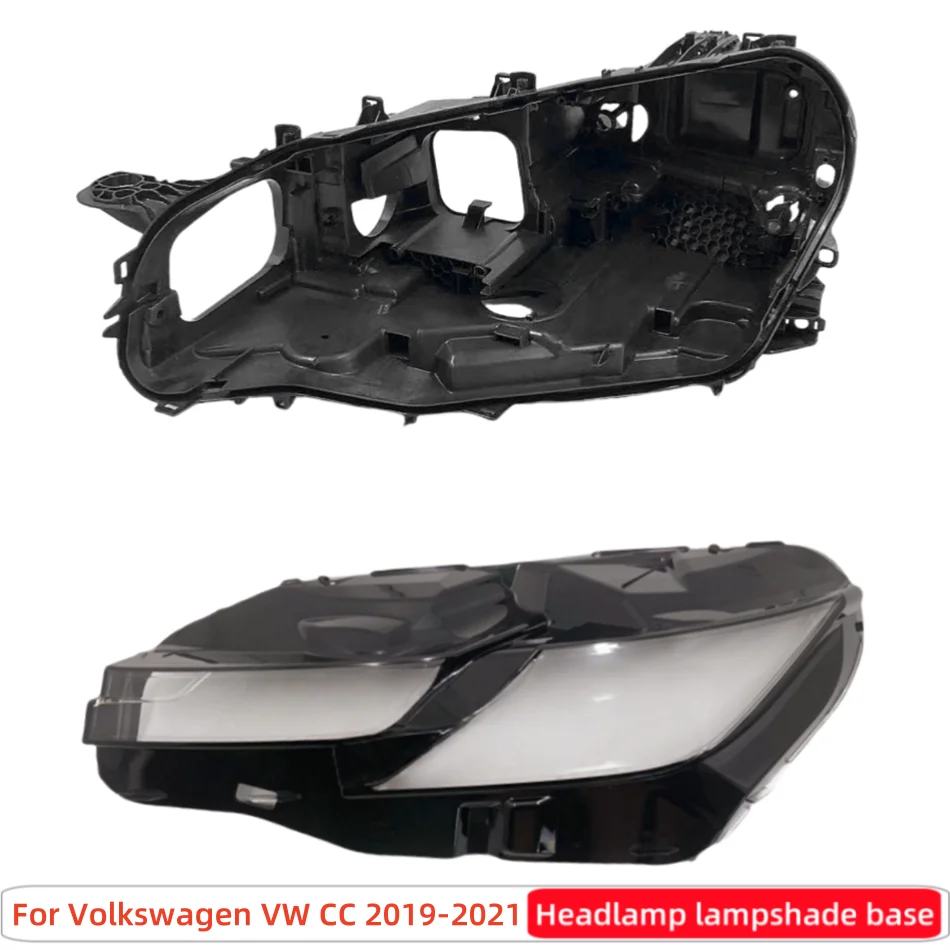 フォルクスワーゲンvw-cc-2019-2020-2021自動車部品およびアクセサリー-カーベースヘッドランプシェルバックハウジングヘッドライトライトガラス