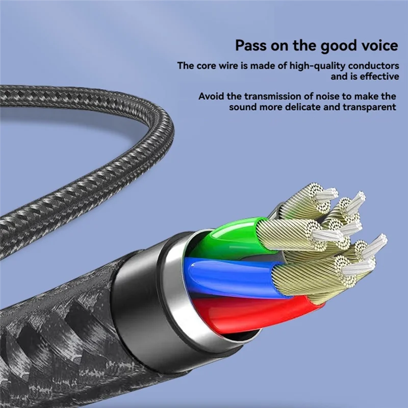 ABZW Adaptor Jack Headphone Tipe C Ke 3.5Mm Adaptor Jack Tipe C Ke 3.5Mm USB C Kabel Adaptor Decoding Audio Analog