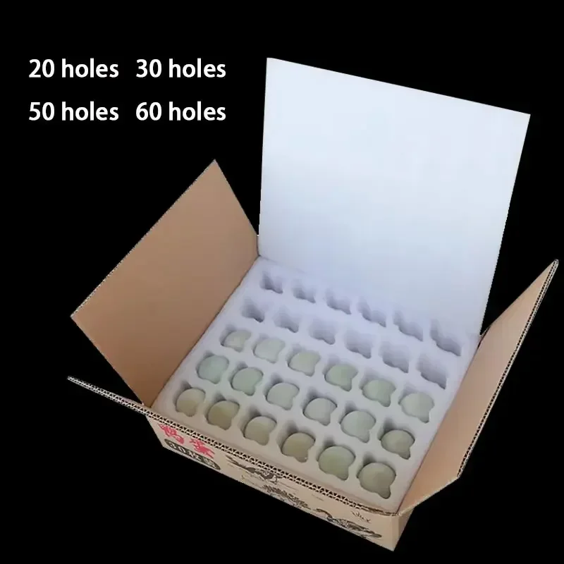 Duck 's Egg Packaging Box Anti Fall Measures Stress Resistance Foam Carton Express Transport Pearl Cotton Protect Duck Egg Tray