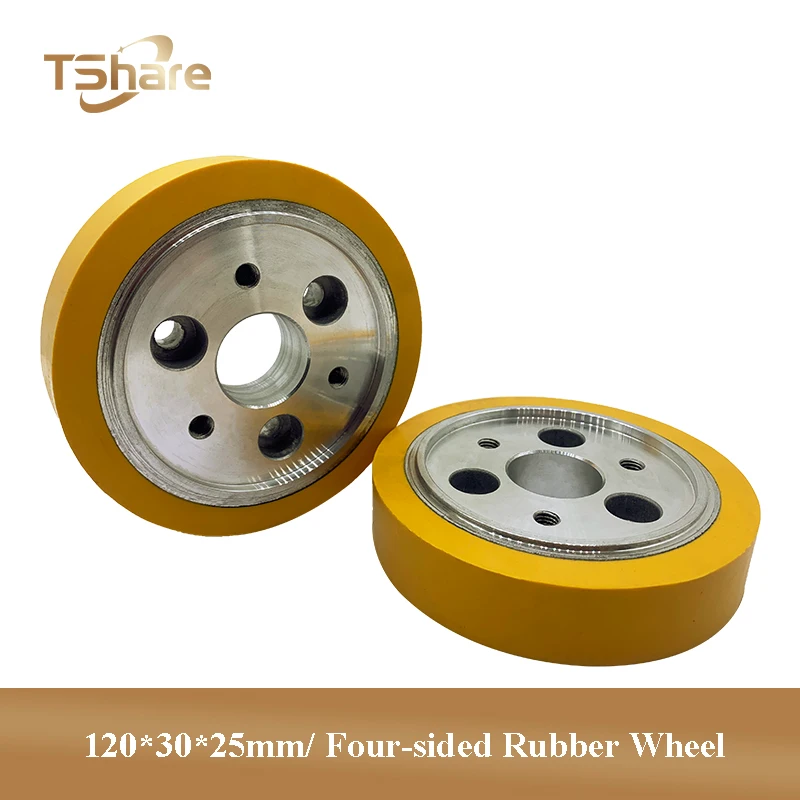 أسطوانة تغذية بعجلات إنشائية ، عجلة مطاطية لمخطط الأعمال الخشبية SCM ، ماكينة قولبة ، * 30*25 ، 1