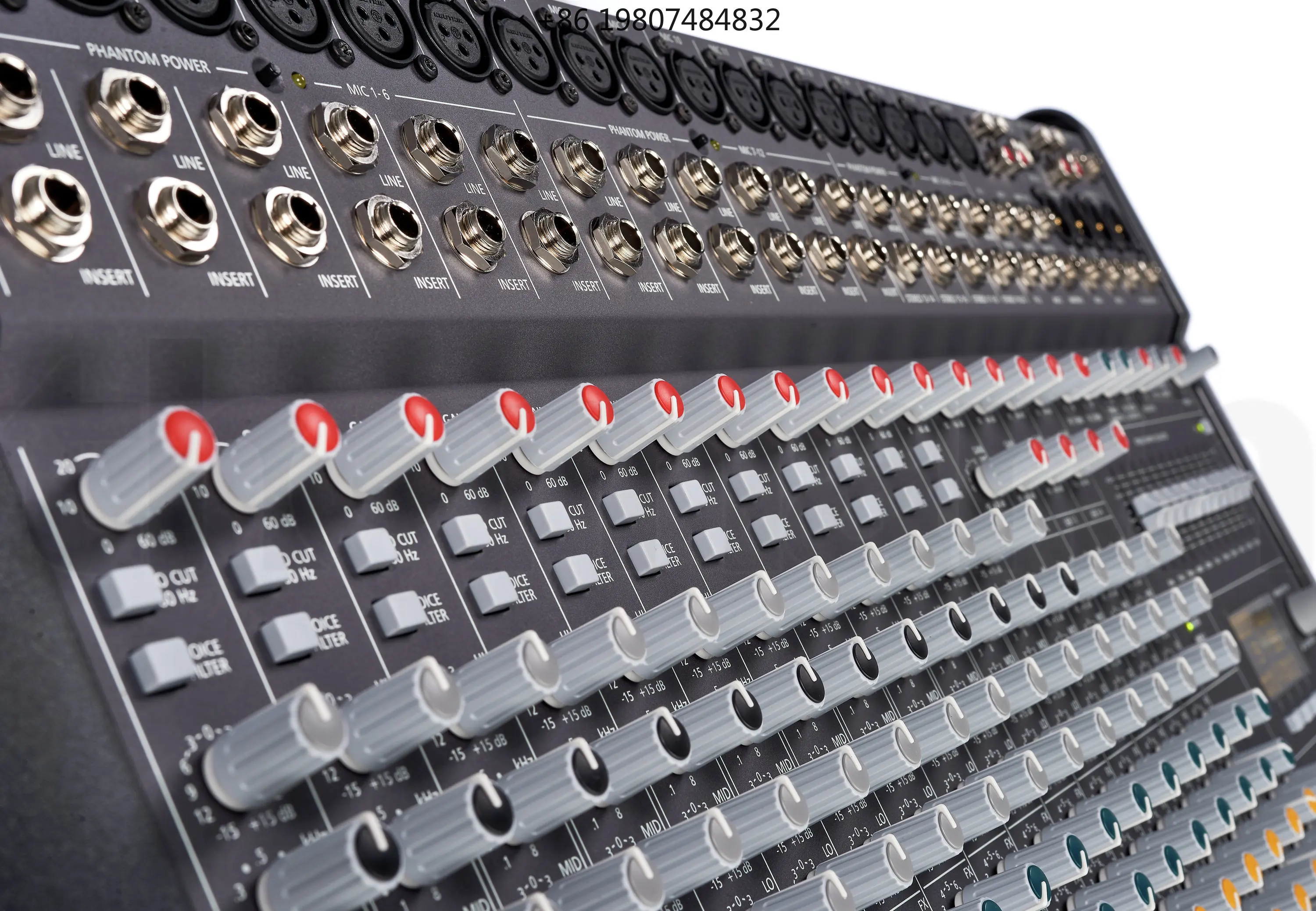 D Amplifier Dual DSP Effects for Stage Live Church Professional 16 Channel Powered Mixer PowerMate PM1600-3 with 2000W Class