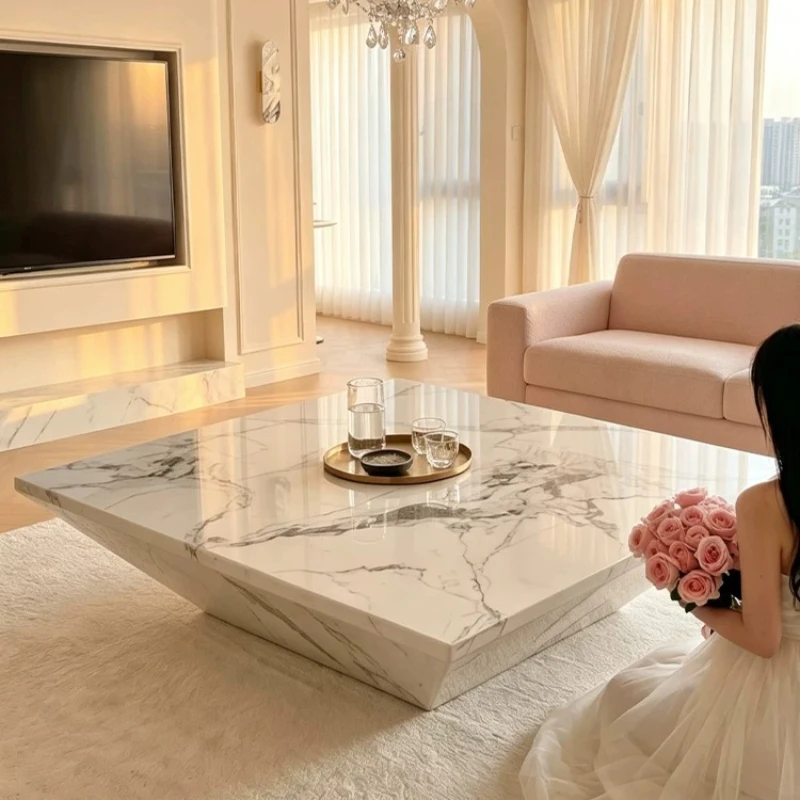 Living Room Marble Coffee Table Nordic Large Apartment Hotel Coffe Table Sofa Center Tavolino Da Salotto Luxury Furniture