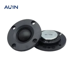AUIN 2Pcs/lot 52MM Round Audio Speaker 4 Ohm/8 Ohm 10W-20W Tweeter Speakers Silk Membrane HIFI Music DIY Bluetooth Loudspeaker
