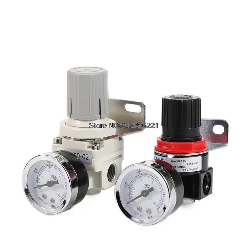 AR2000-02 AR3000-03 AR4000-04 Pneumatic Compressed Air Compressor Pressure Regulator Relief Valve 1/4