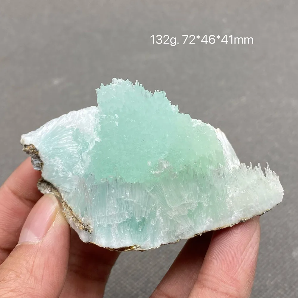 100% natural blue aragonite crystal mineral specimen collection