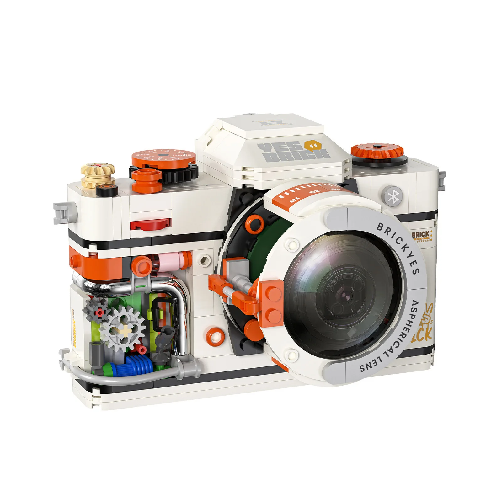 Kit de construcción de cámara réflex de doble lente, ajuste preciso de partículas pequeñas, intercambiabilidad 100%, exclusivo para entusiastas de la cámara de película