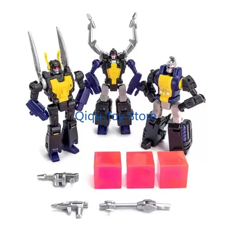 

Na deformation toy small proportion machine insect three-person set primary color