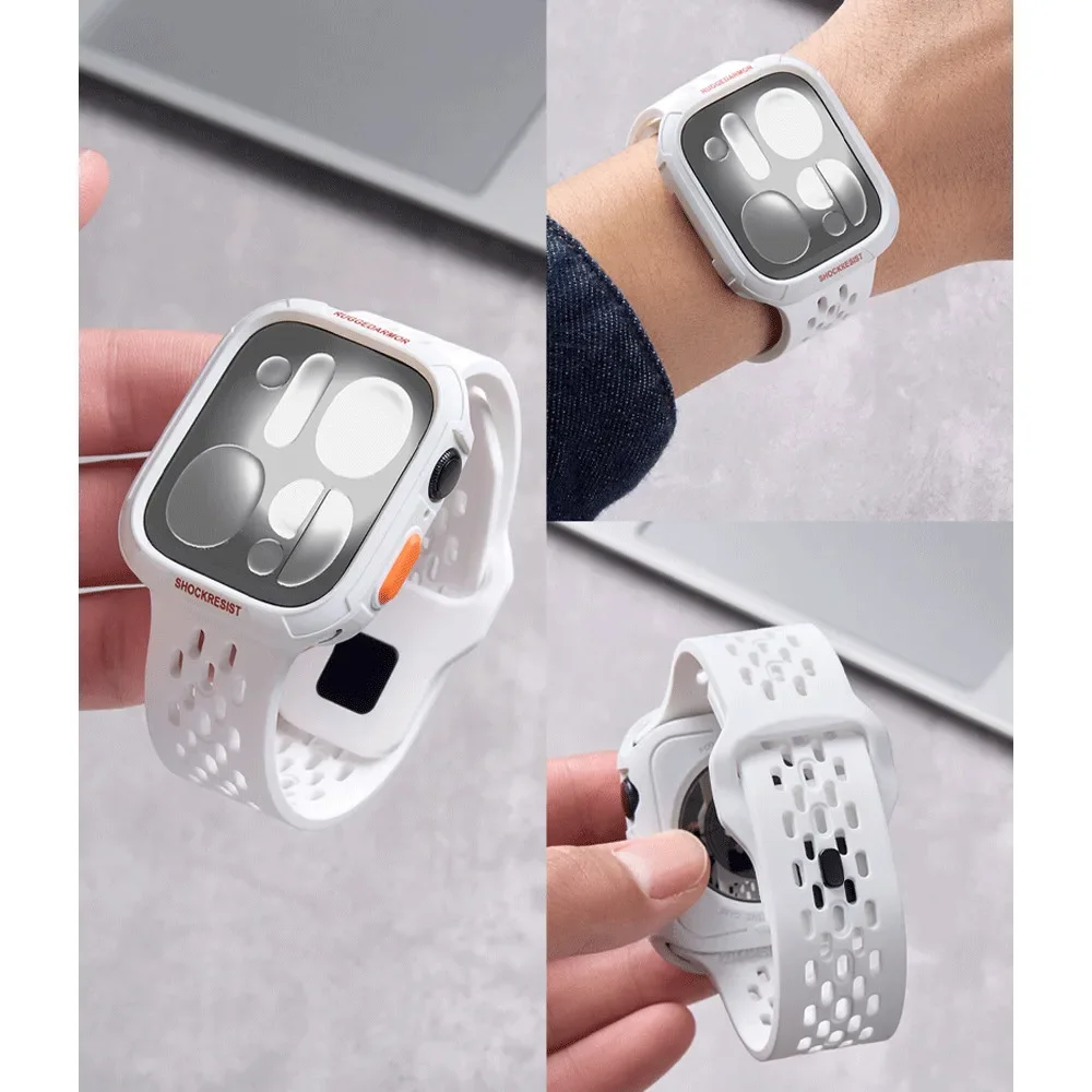 Silikon-Sportarmbänder TPU-Schutzhülle für Apple Watch Ultra 3 2 49mm S11 S10 46mm 42mm 45mm 44mm 41mm 40mm Für iWatch 9 8 SE – Detail 2