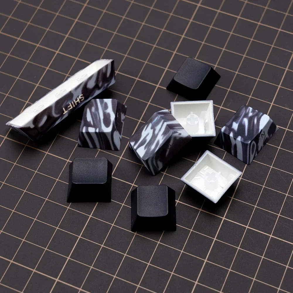 

Bihai Chaosheng Original Side Engraved Transparent Keycap PBT Creative Personality Sublimation Customized Keycap