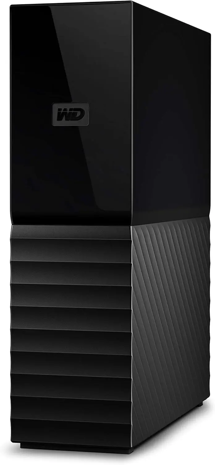 

6TB Desktop External Hard Drive with Password Protection, USB 3.0, Auto Backup Software