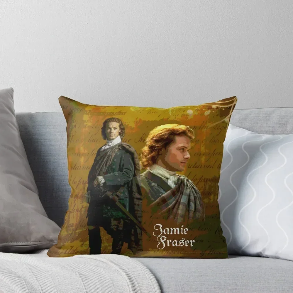 

Jamie Fraser/Outlander Throw Pillow Luxury Pillow Case home decor items Christmas Covers pillow