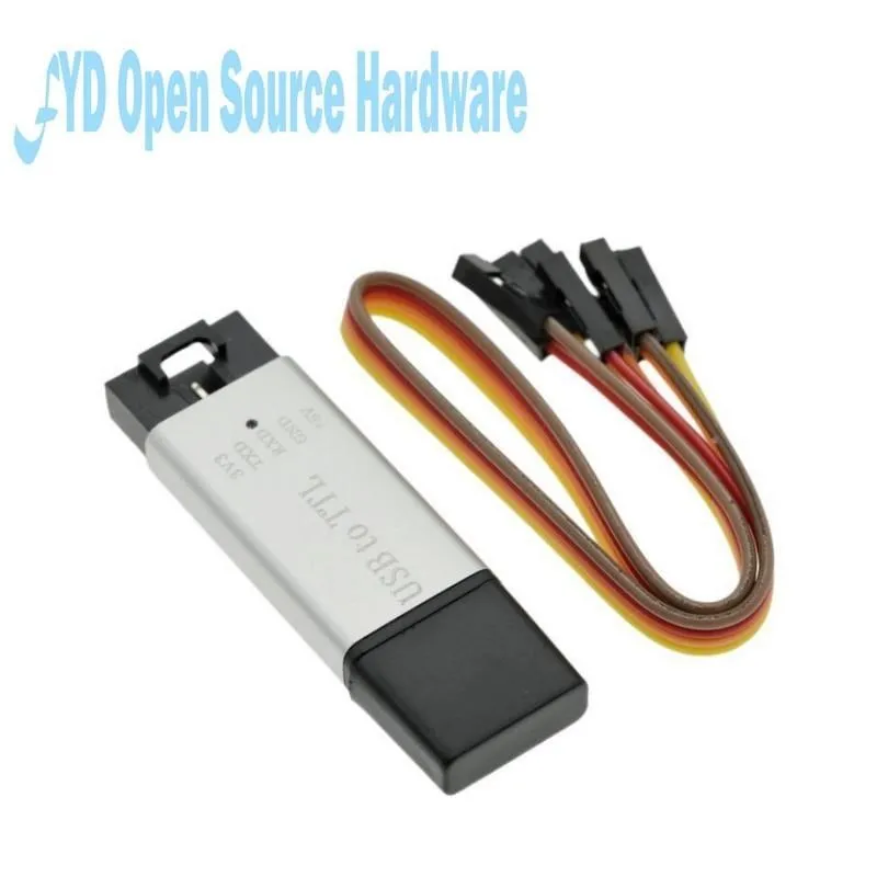 1pcs Aluminum Shell CP2102 USB 2.0 To TTL UART Module 5Pin Serial Converter STC Replace FT232 Module Support 5V/3.3V