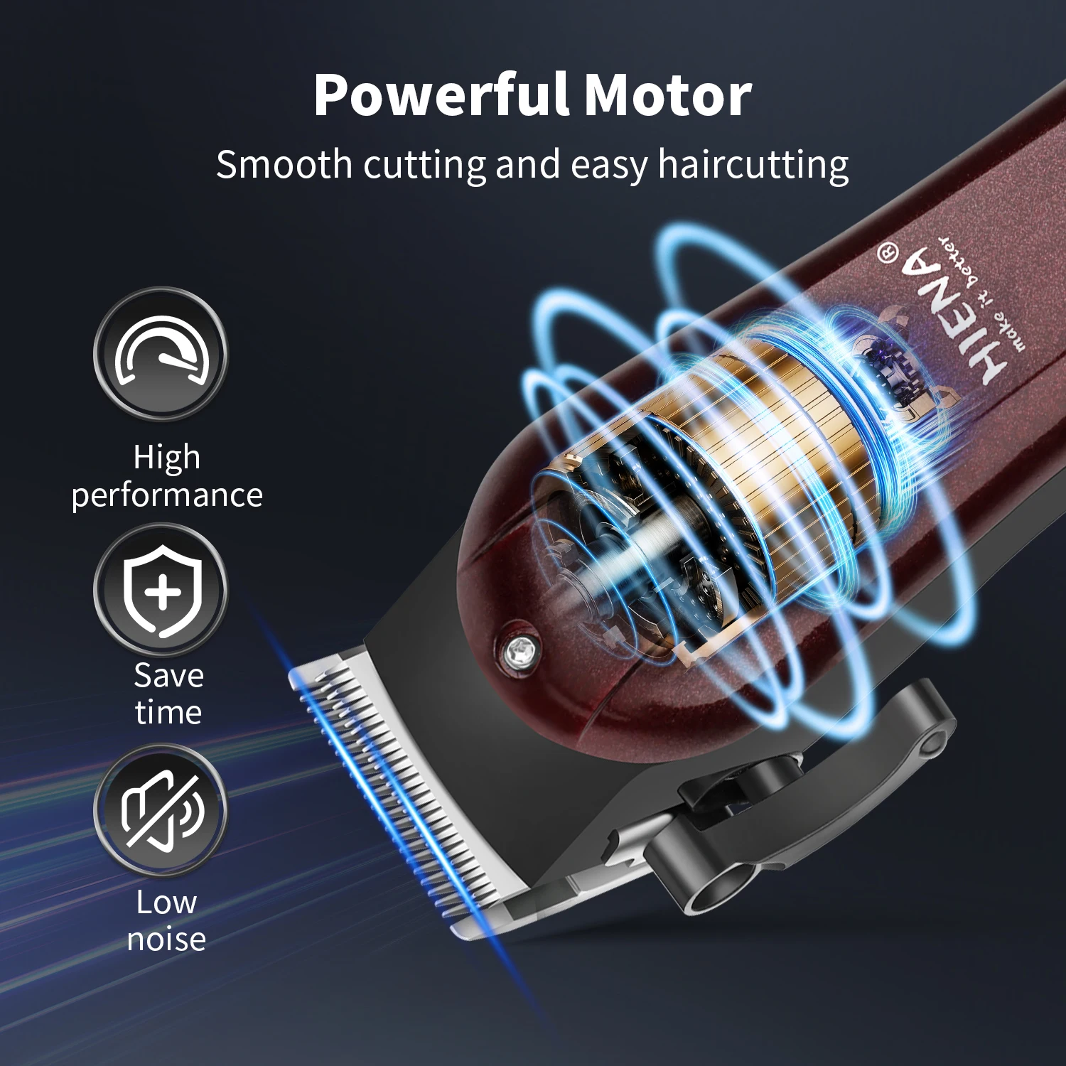 Alat Cukur Rambut Pria USB Isi Ulang, Pemangkas Gaya Rambut Botak, Menciptakan Gaya Rambut Ramping dan Mengkilap