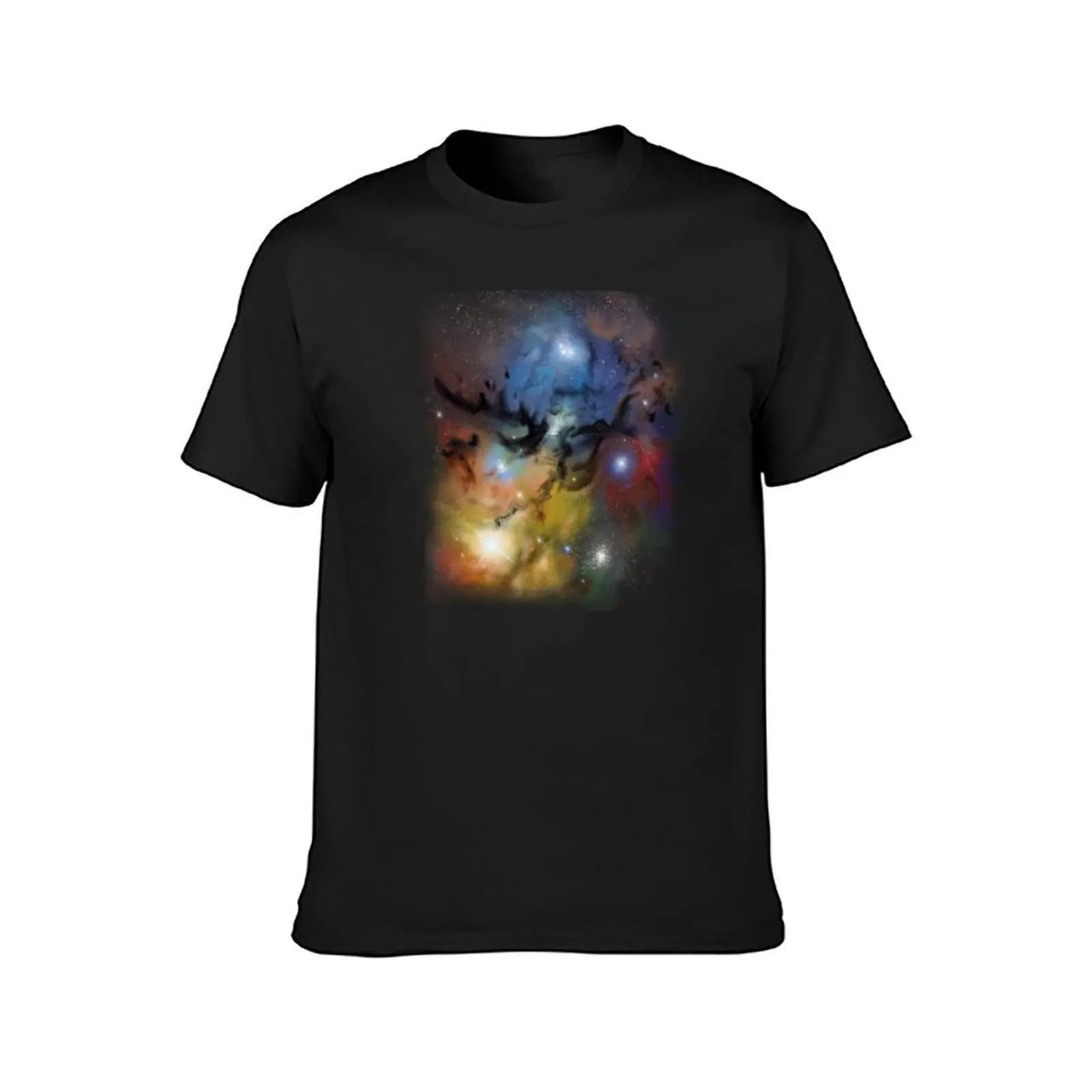 Rho Ophiuchi cloud complex T-Shirt Short sleeve tee blacks mens graphic t-shirts hip hop