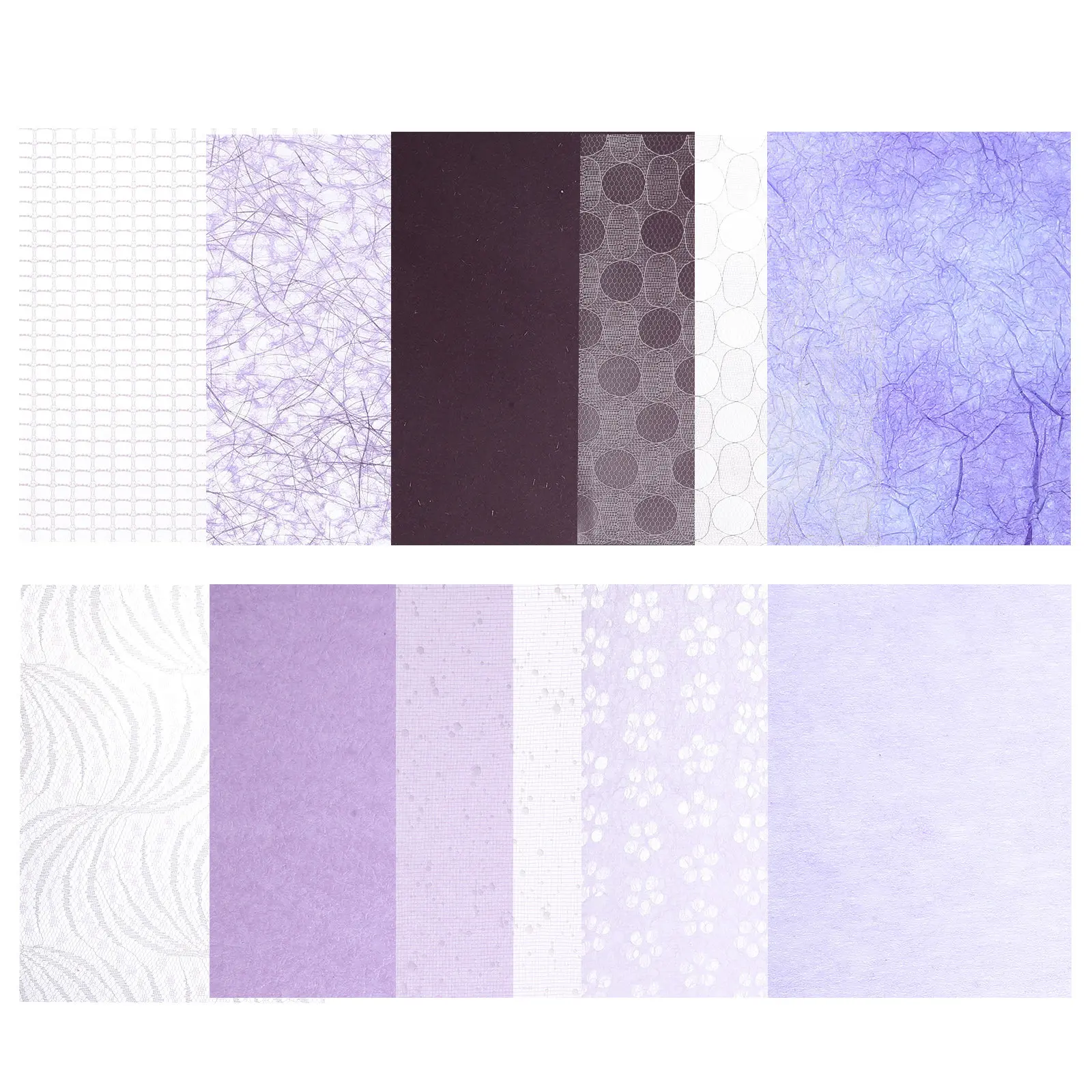 10Sheets Vintage Textured Background Paper Delicate Lightweight Retro DIY Scrapbook Paper for Journaling Planner Diary