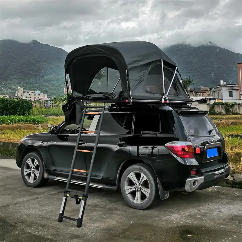 Relenso LS-6923 Aluminum Hardshell Roof Top Tent for SUV 4 Person 4X4 Camping Four-season Quick Automatic Opening