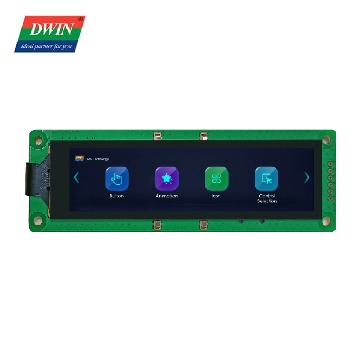 

2026 3.7 Inch Bar LCD 240*960 Pixels Resolution 16.7M Colors HMI IPS TFT LCD Display Screen Lcd Modules Touch Panel