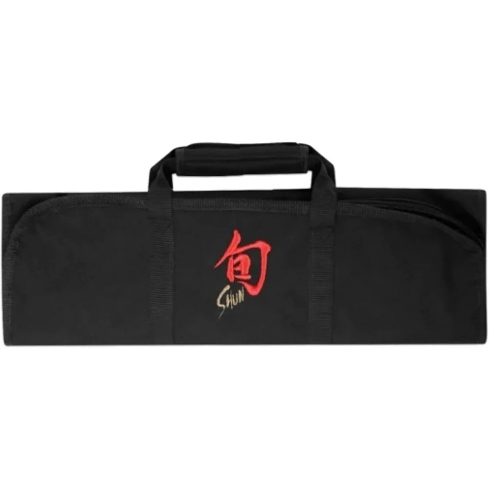 

8-Slot Shun Knife Roll for Kitchen, Portable Storage Case for Culinary Students and Chefs, Durable Design