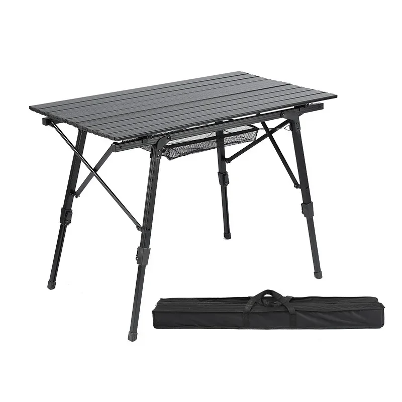 

New folding table outdoor aluminum alloy folding stall egg roll table portable multi-functional picnic camping folding table