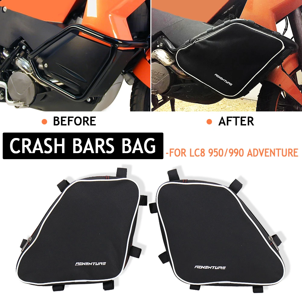 

Новинка для LC8 990 950, рама мотоцикла Adventure, защитные дуги, водонепроницаемые сумки, инструмент для ремонта бампера, сумка для размещения, аксессуары для мотоциклов