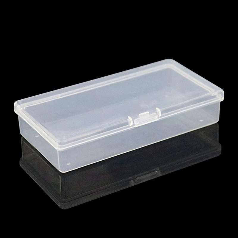 

10 шт., мини-пластиковая коробка, прямоугольная прозрачная упаковочная коробка, коробка для хранения, пылезащитный и прочный контейнер для хранения ювелирных изделий