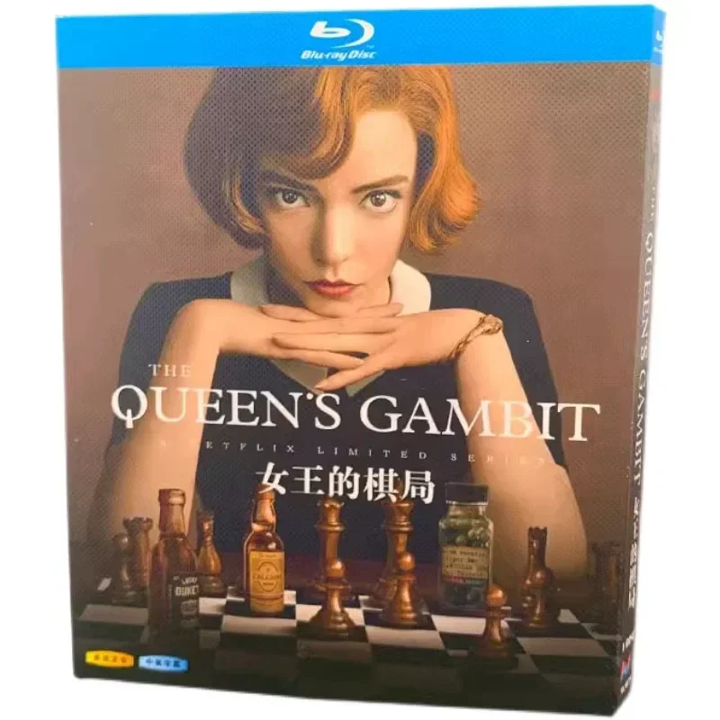 BD Blu-ray High Definition American Drama Queen's Gambit Season 1 Full Version 2-Disc Box Set with Chinese Subtitles