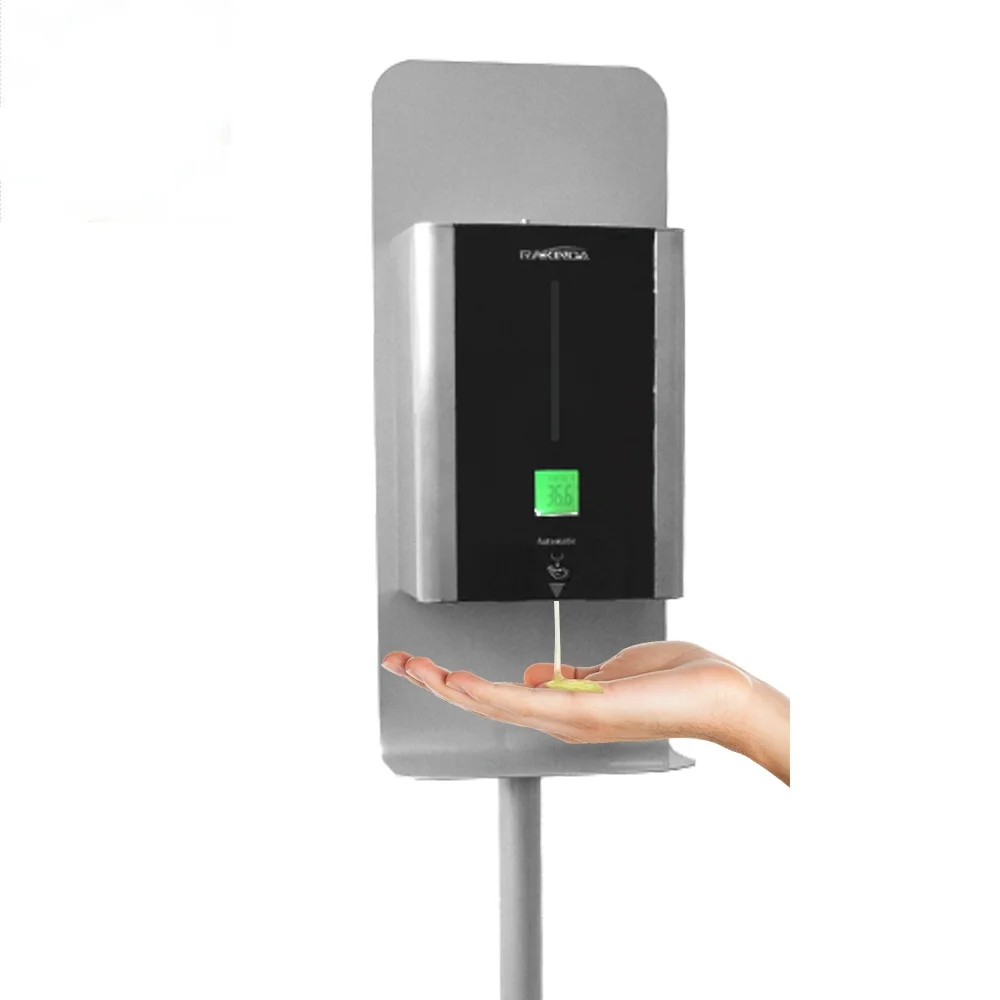 Auto Temperature Measuring Soap Dispenser TF88 1 Litere Capacity Hand Sanitizer Dispenser