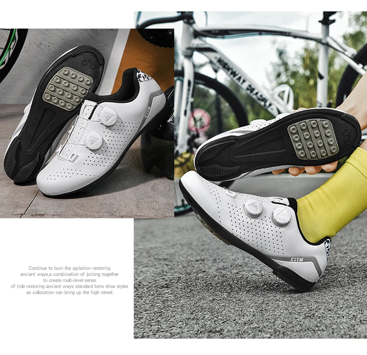 Fahrradschuhe für Herren, professionelle SPD-Rennradschuhe für die Straße, MTB-Mountainbike-Schuhe, lockfreie Fahrradschuhe für Damen – Detail 22