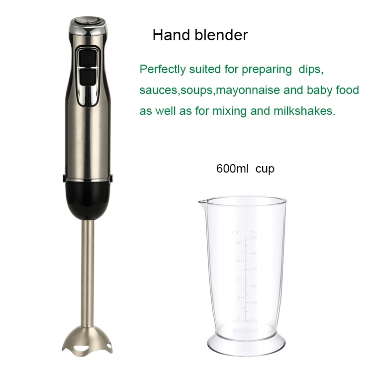Household Handheld Electric Stirrer Immersion Design Multipurposed Food Mixing Tool