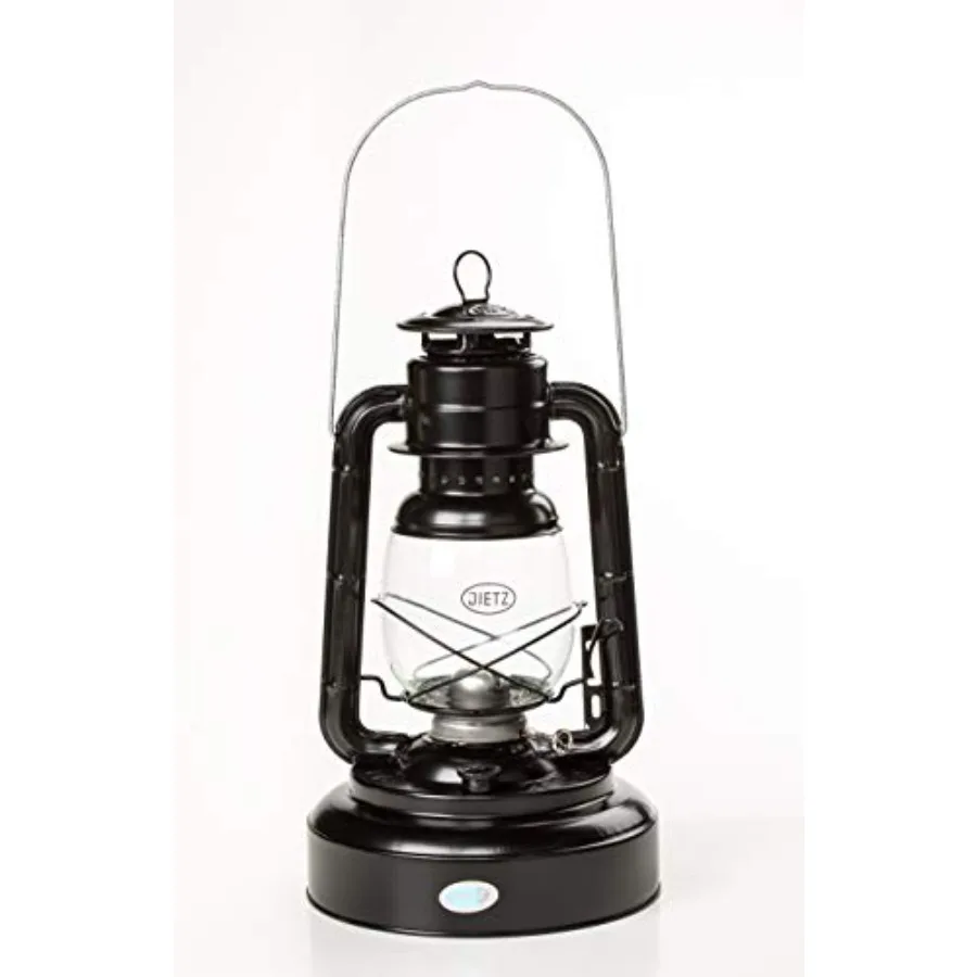 

Dietz Jupiter Hurricane Oil Lantern for outdoor use, steel body, black finish, wind-resistant design